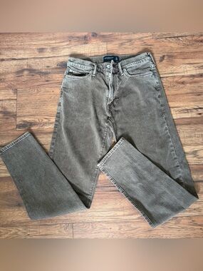 Abercrombie & Fitch Vintage Stretch 90s Slim Jeans Brown Denim Sz 30 EUC